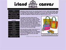 Tablet Screenshot of islandcanvas.com