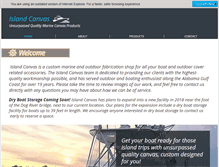 Tablet Screenshot of islandcanvas.net